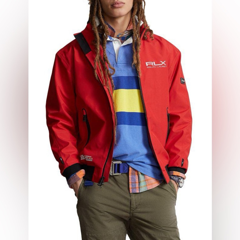 RLX Ralph Lauren Bold Red Performance Jacket - Picture 4 of 10